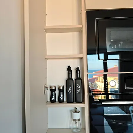 شقة Panoramic Sea View - Balcony - Close To & Center - Free Parking سفيتي فلاس